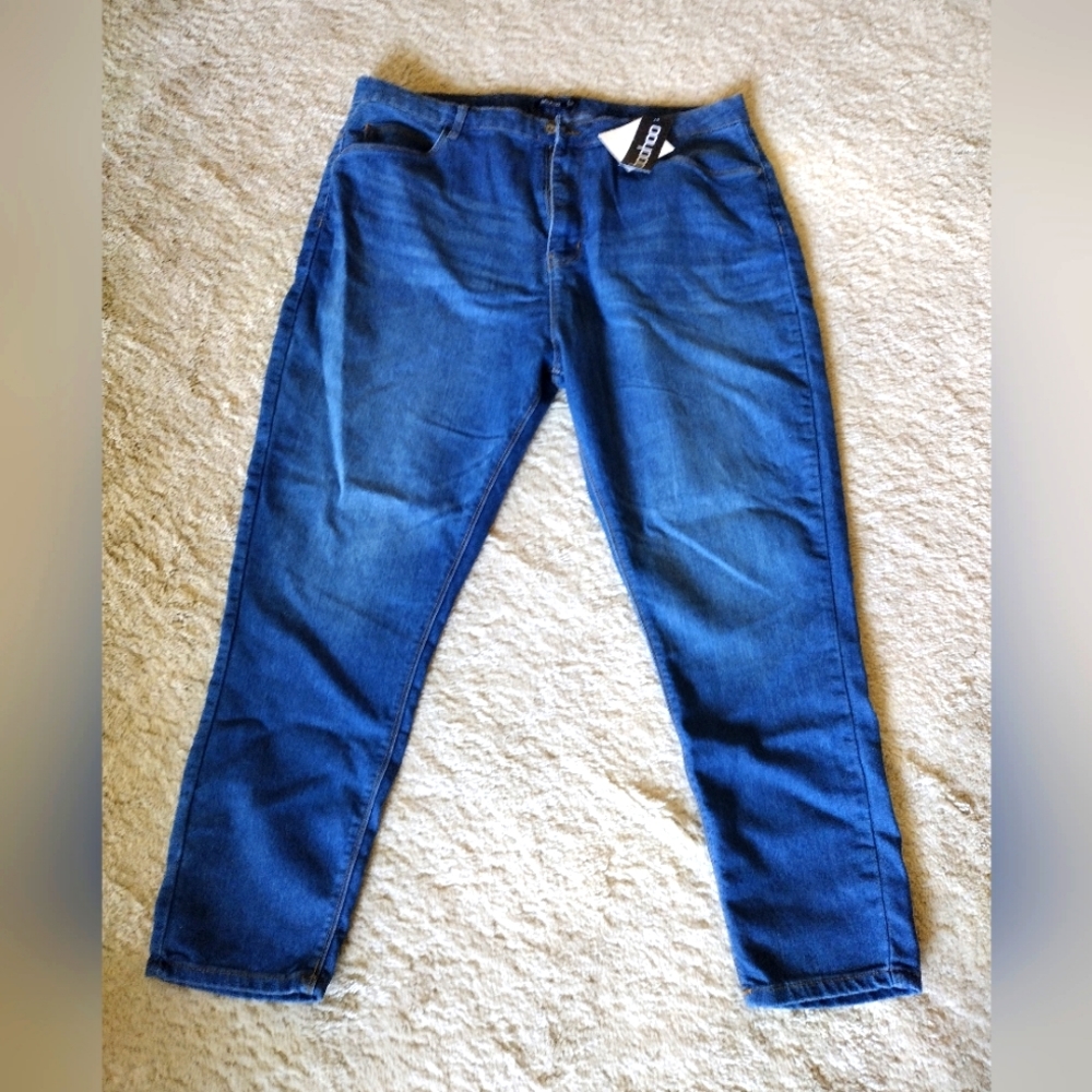 Straight leg jeans, sz 18
